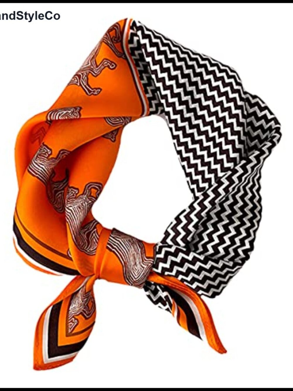 100% Silk Square Scarf for Women 21x21 Neckerchief Headscarf